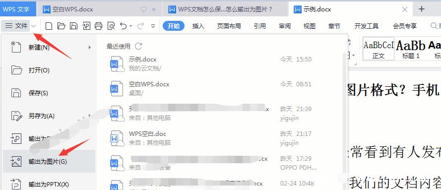 WPS文档怎么保存为图片格式 手机WPS输出为图片方法教程-第3张插图