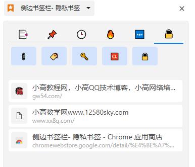 侧边书签栏-隐私书签插件，助你提高管理效率！插图3