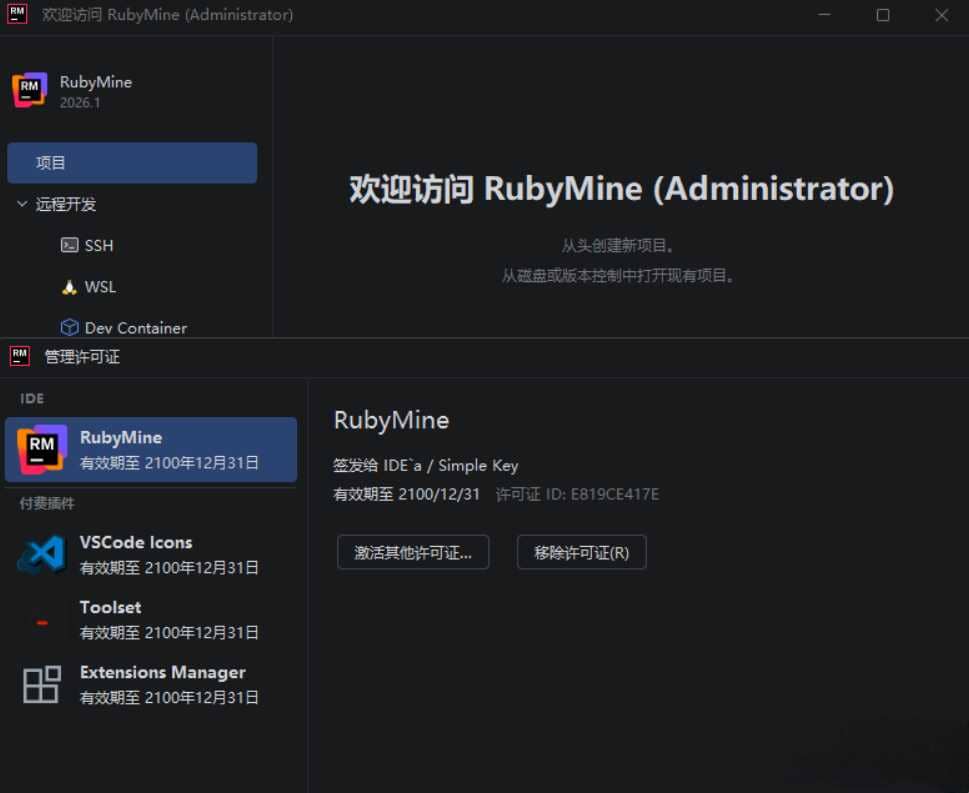 RubyMine v2026.1.0.0 高级版插图