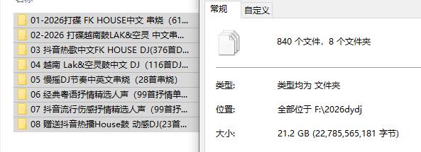 2026新款重低音车载音乐U盘DJ流行经典32G插图1